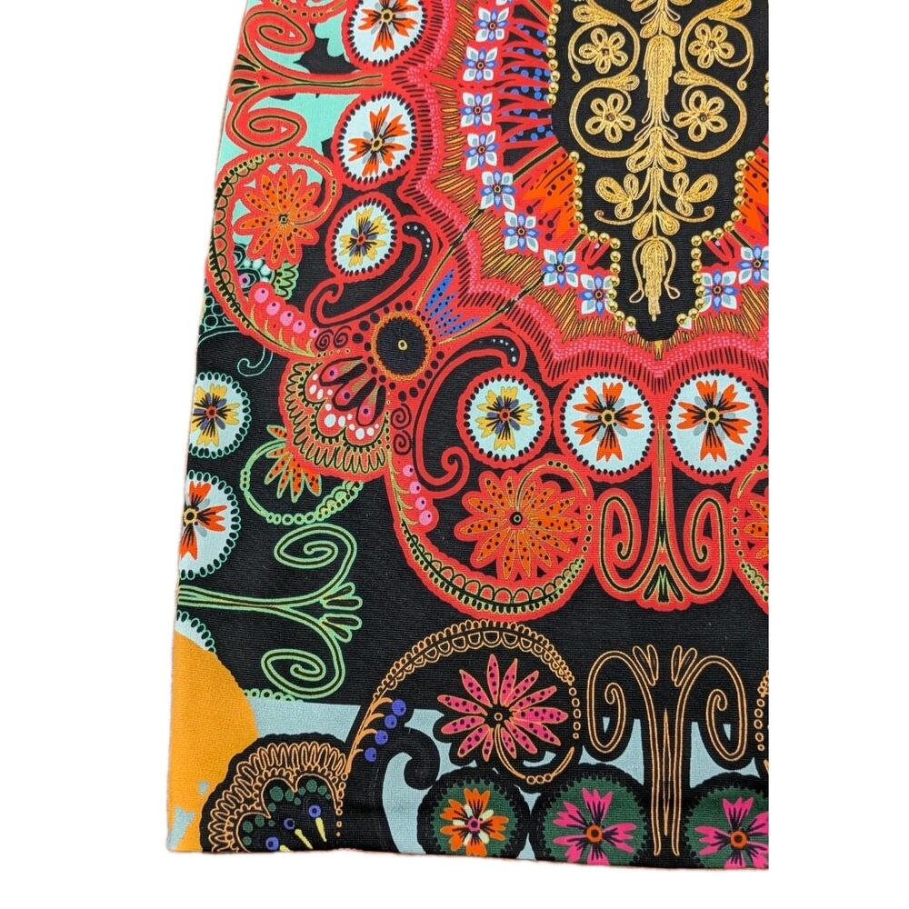 Roberto Cavalli Class Dress Medusa Baroque Paisley Print Bodycon Midi Italy - Picture 6 of 14